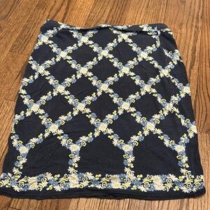 Max Studio lined floral skirt